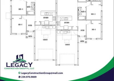 Duplex Investor Build Model by Legacy Construction