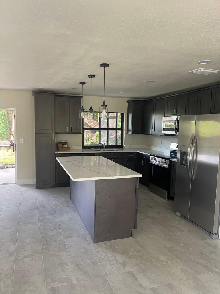 Dark Kitchen & Marble Bathroom Remodel-4