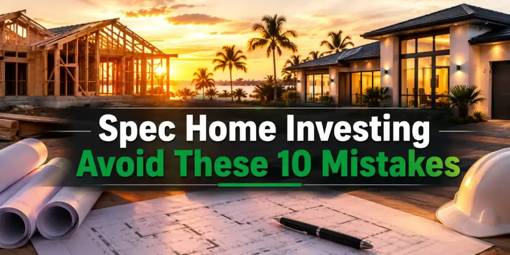 10 Costly Mistakes First-Time Spec Home Investors Make (And How to Avoid Them)