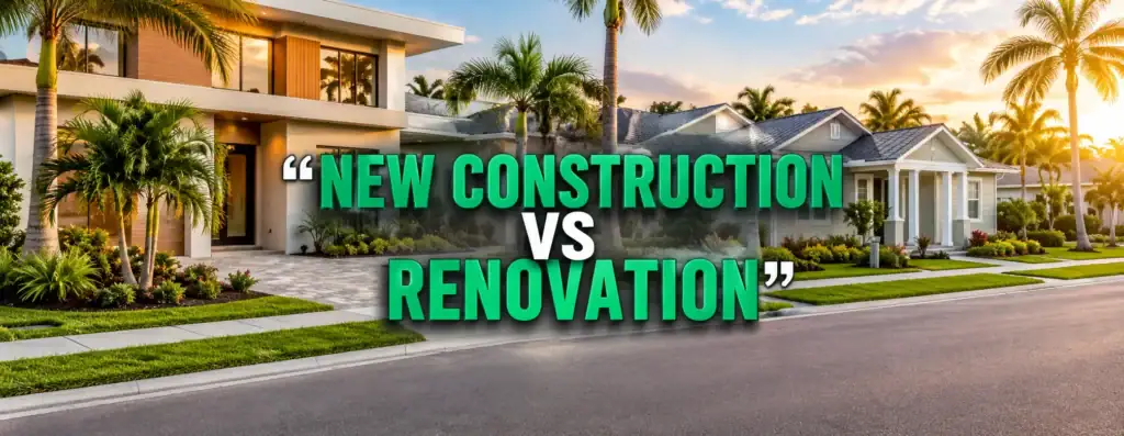 New Home Construction vs Renovation in Southwest Florida